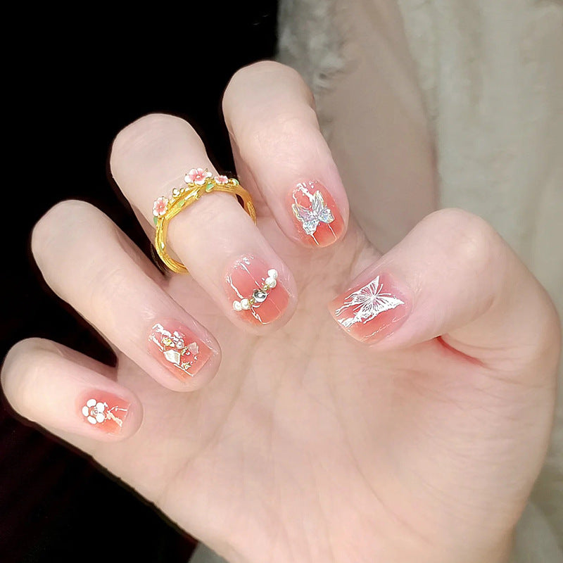 Creative Nail Art Set with Floral Decorations Stornfield