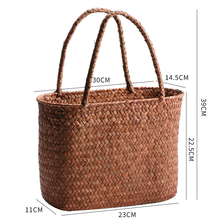 Unisex Braided Basket with Sturdy Handles Stornfield