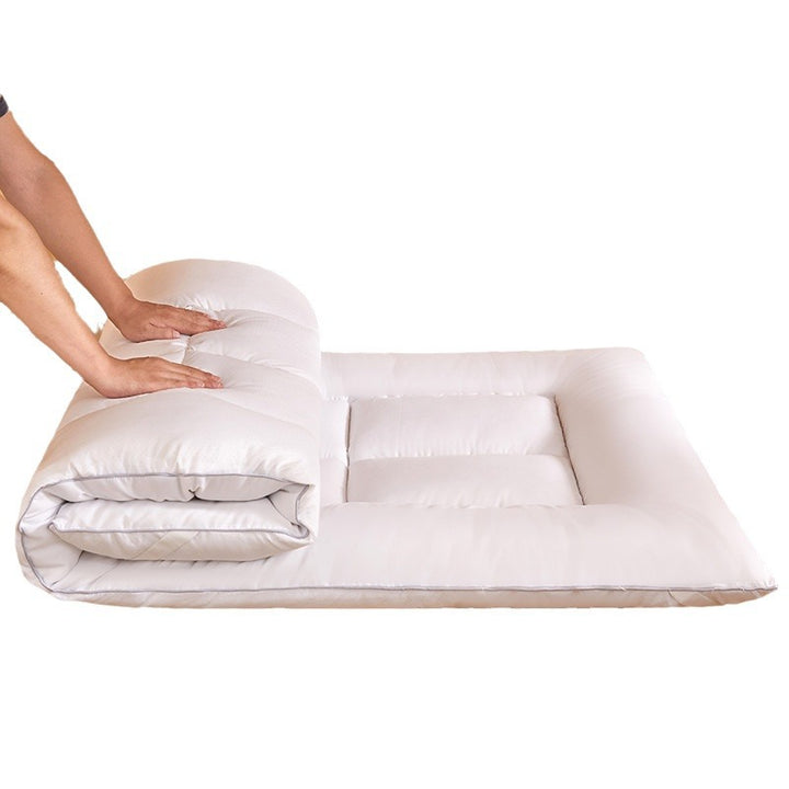Japanese futon topper made of microfiber with triple foldable design and high point elasticity