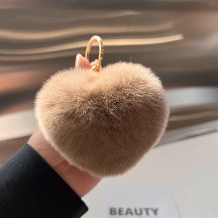 Heart-Shaped Plush Keychain Stornfield