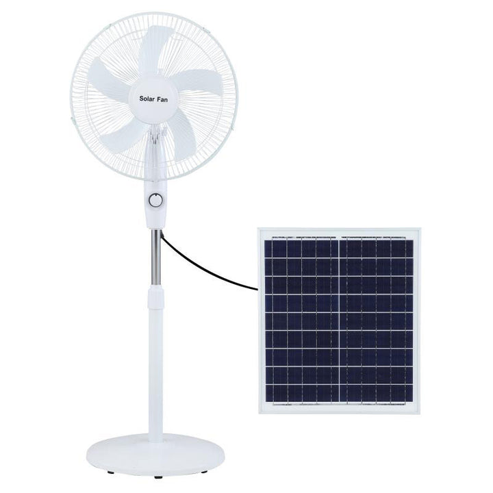 Unisex Solar Powered Stand Fan with Adjustable Tilt Angle and Efficient Fan Blades Stornfield