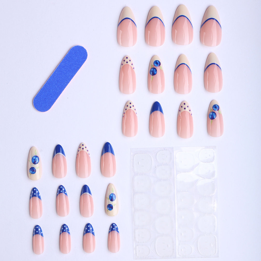 Artificial Nails with Artistic Accents Stornfield