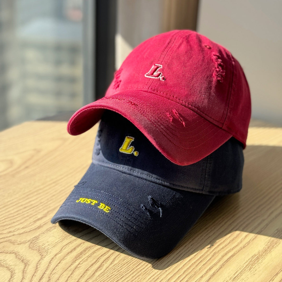 Women's Distressed Cotton Baseball Cap Stornfield