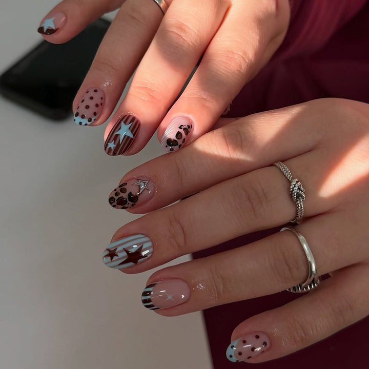 Creative Art Fingernails with Modern Star Design Stornfield