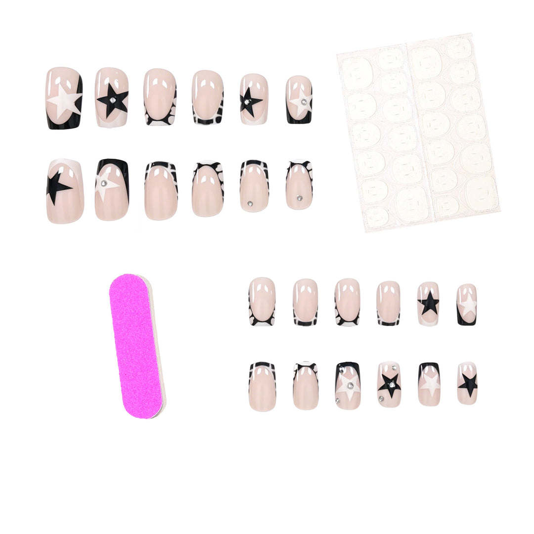 Elegant Artistic Gel Nail Extensions Stornfield