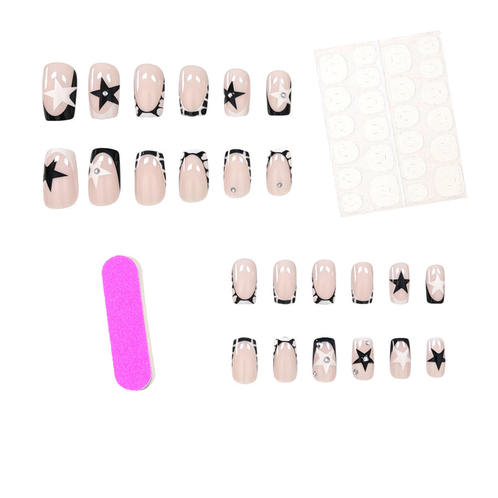 Elegant Artistic Gel Nail Extensions Stornfield