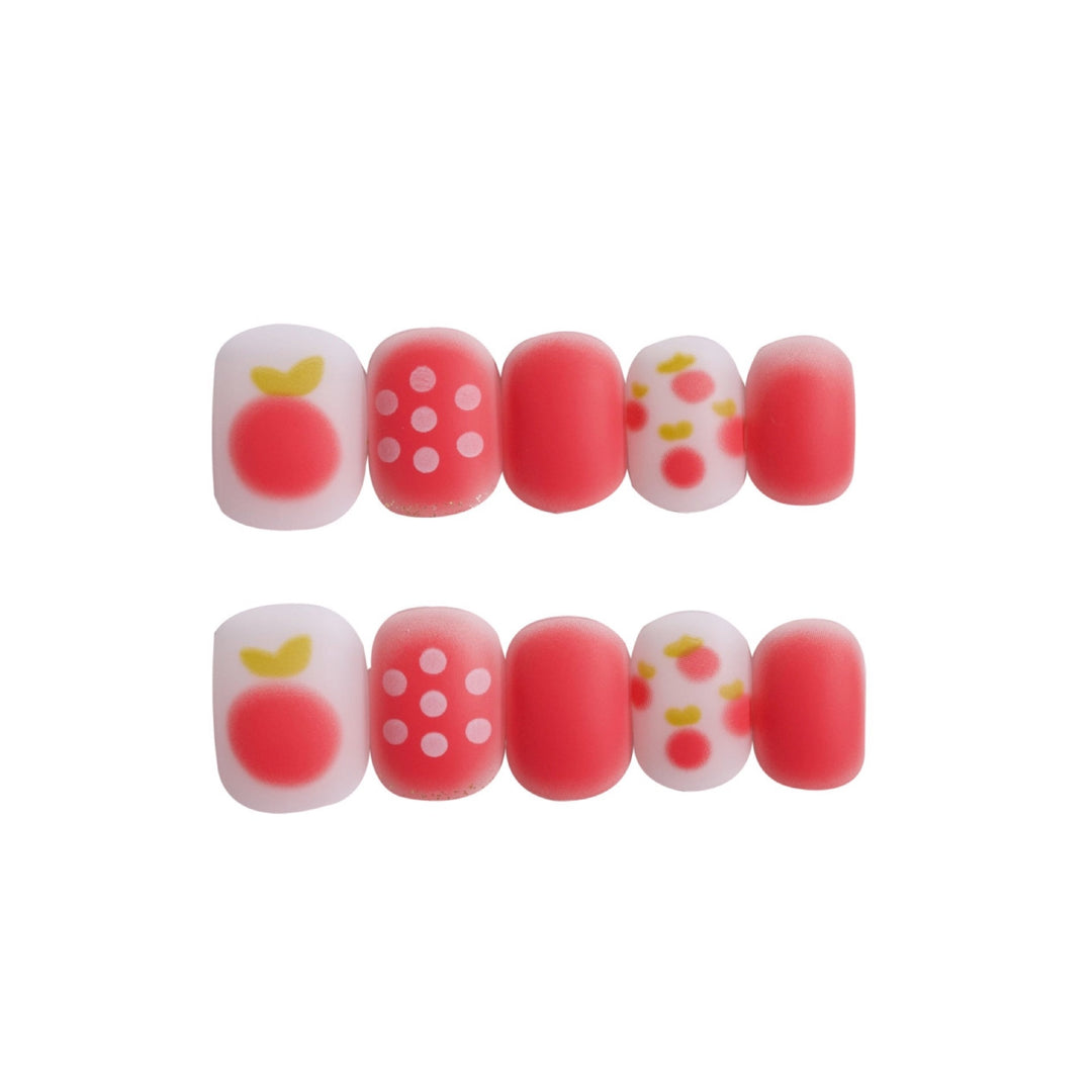 Artificial nails with matte and glossy accents Stornfield