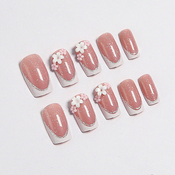 Decorative Floral Nail Art Extensions Stornfield