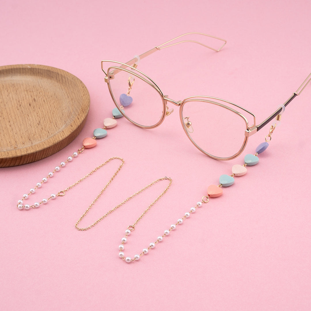 Decorative Heart-Shaped Eyewear Chain Stornfield