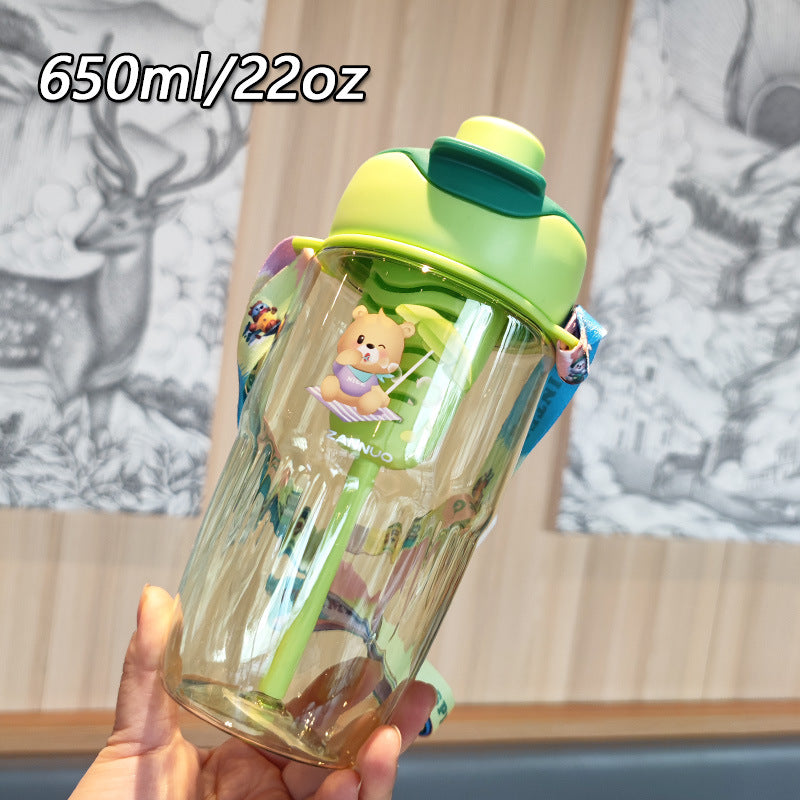Ladies playful water bottle with removable straw Stornfield