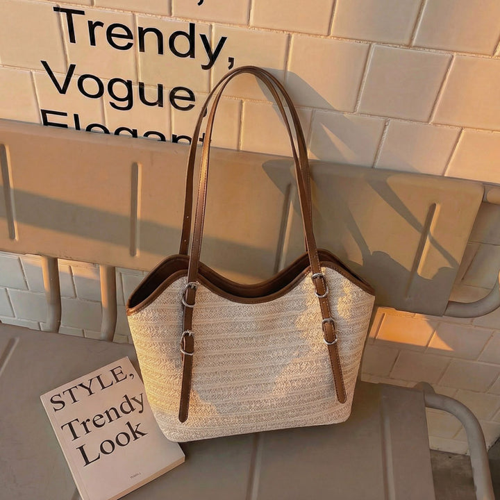 Stylish Straw Tote