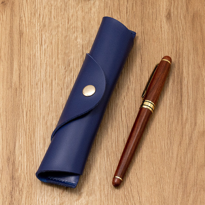 Leather Pencil Roll Case Stornfield