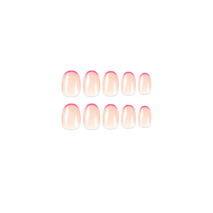 Artful Nail Extensions with Gradient and Accents Stornfield