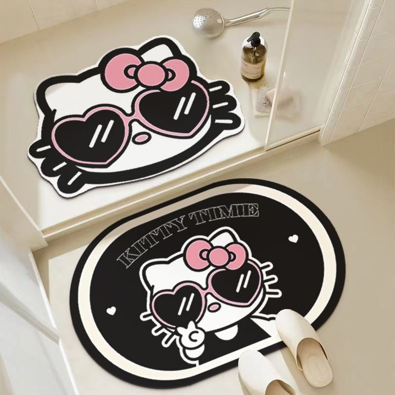 Cute Cartoon-Themed Bath Mat