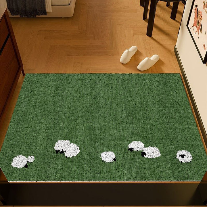 Fun-Themed Decorative Floor Mat