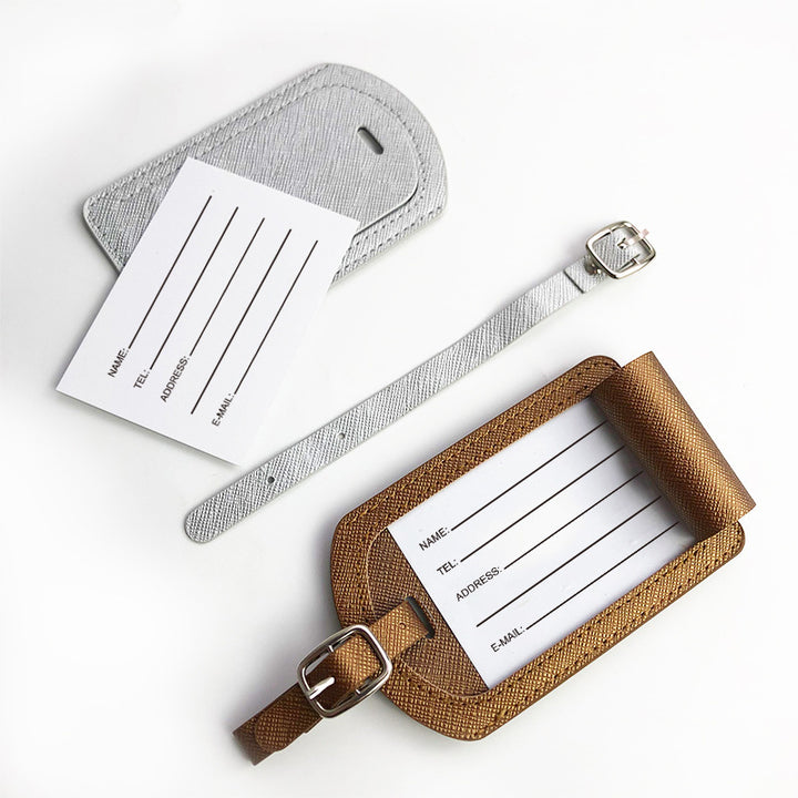 Women Luggage Tag with Sturdy Attachment Strap Stornfield