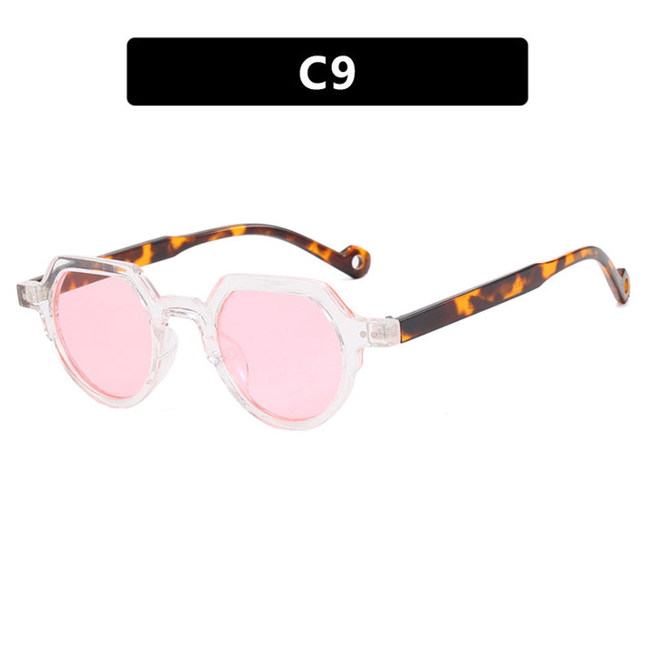Women's geometric sunglasses with protective UV filter and sturdy frame Stornfield
