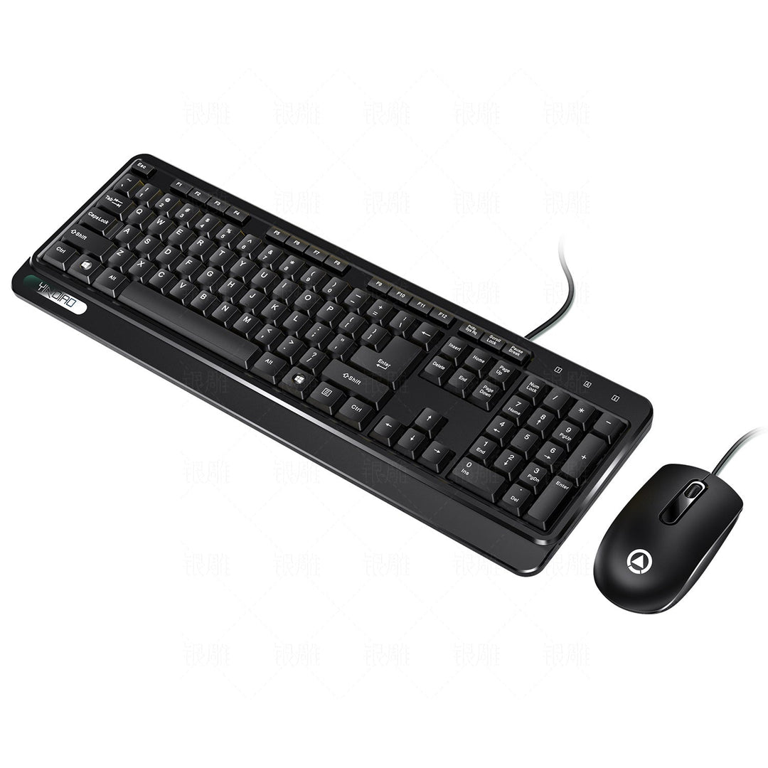 Compact Wired Keyboard and Mouse Set Stornfield