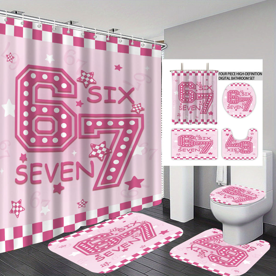 Colorful Dessert-Themed Bathroom Set Stornfield