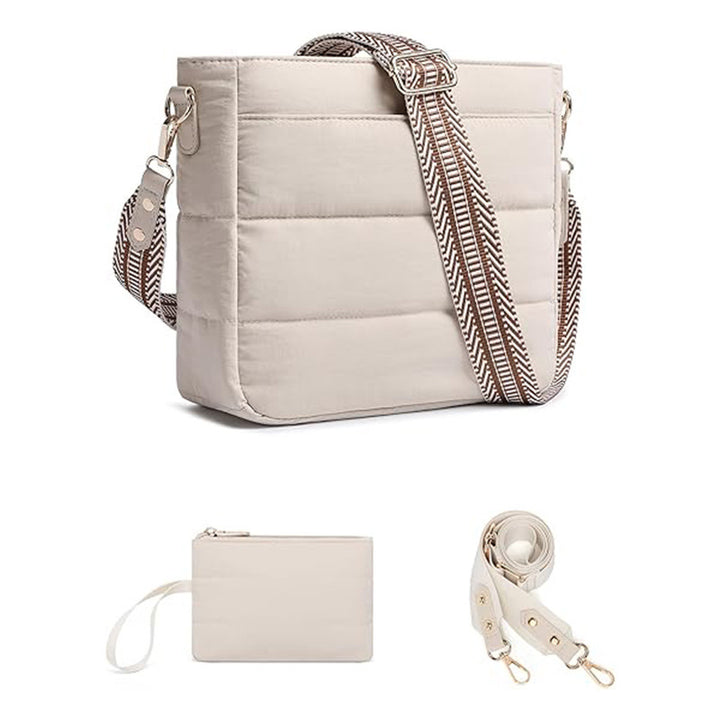 Fashionable shoulder bag with removable card case Stornfield