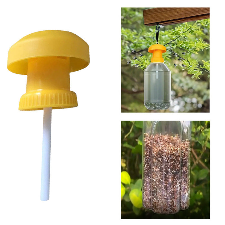 Refillable Hanging ant bait bottle cap dispenser Stornfield
