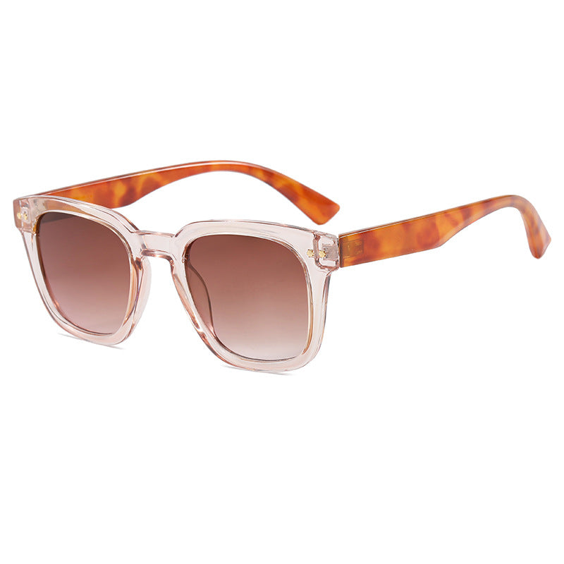 Women's Square Sunglasses with Modern Transparent Frame and UV Protection Stornfield
