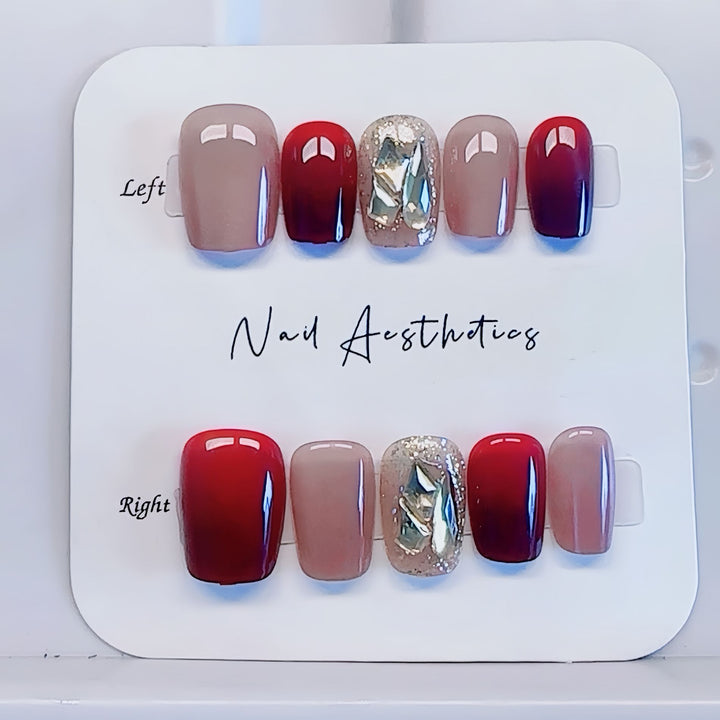 Elegant Press-On Nail Design Stornfield
