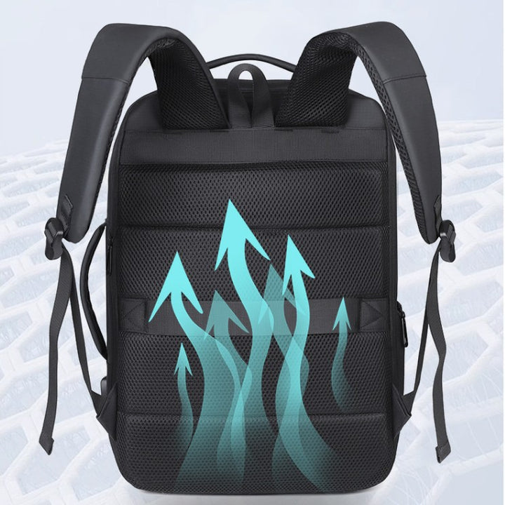 Business Backpack with Expandable Interior and Smart Safety Compartment Stornfield
