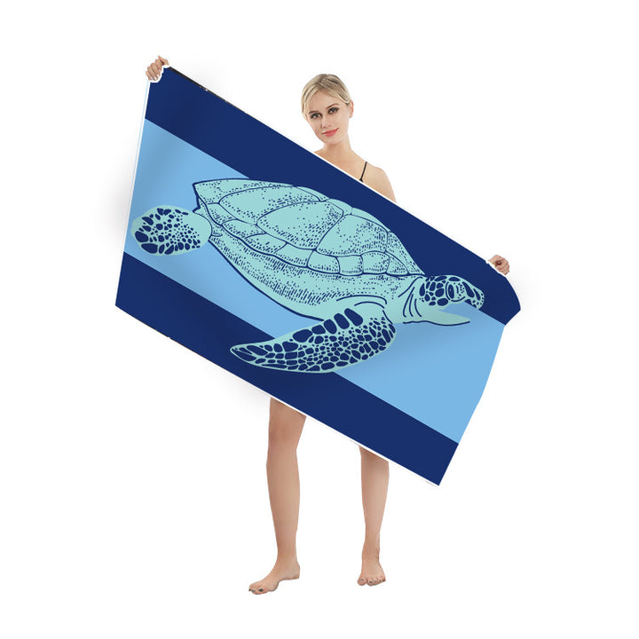 Multifunctional beach towel in creative mandala design Stornfield