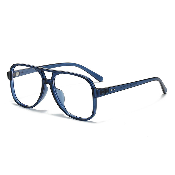 Men's Oversized Transparent Square Glasses Stornfield
