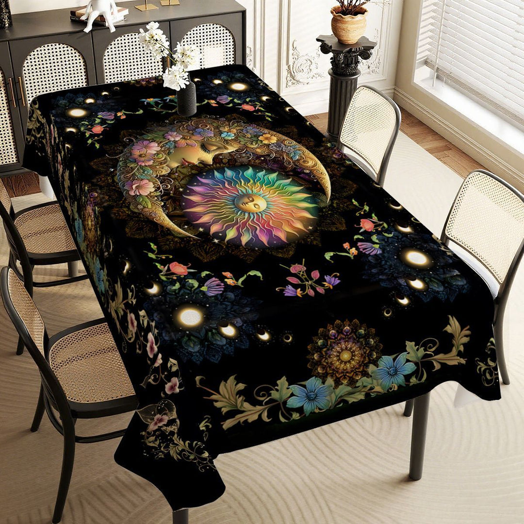 Decorative Stone Pattern Tablecloth