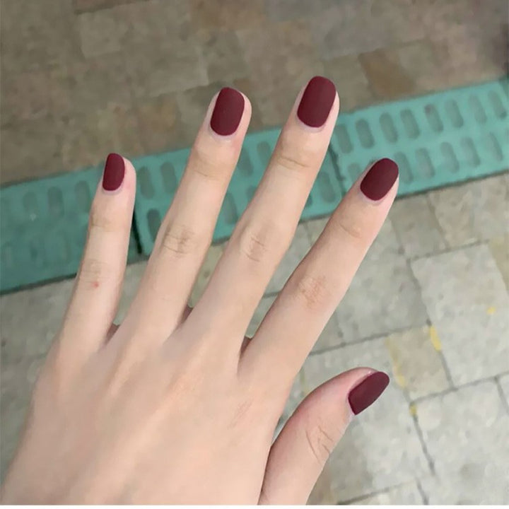 Matte Finish Press-On Nail Set Stornfield 178815*10mm0162