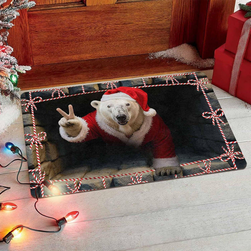 Christmas-Themed Decorative Door Mat