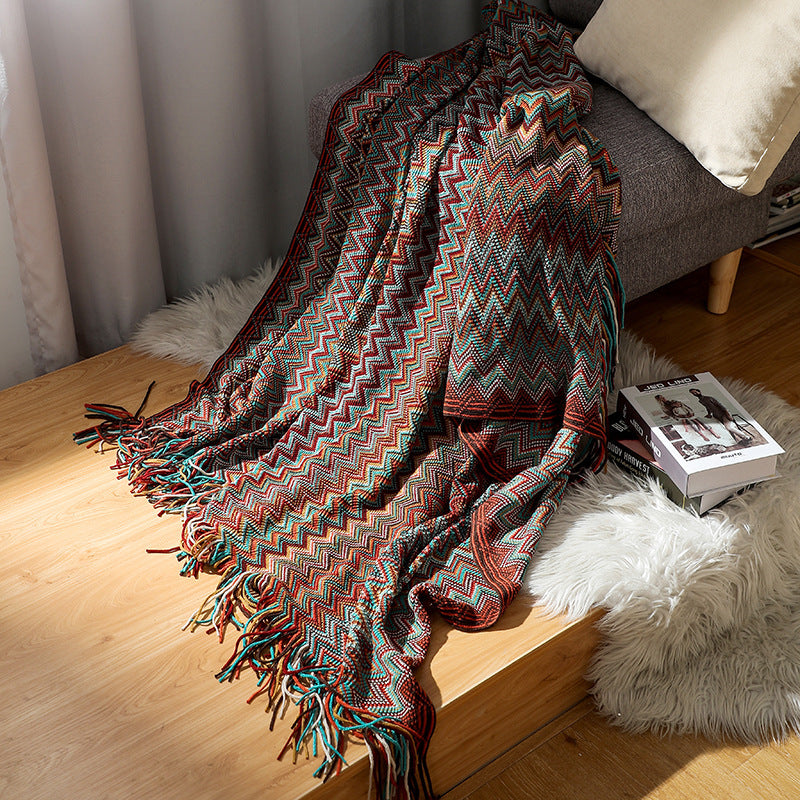 Cozy Knit Throw Blanket