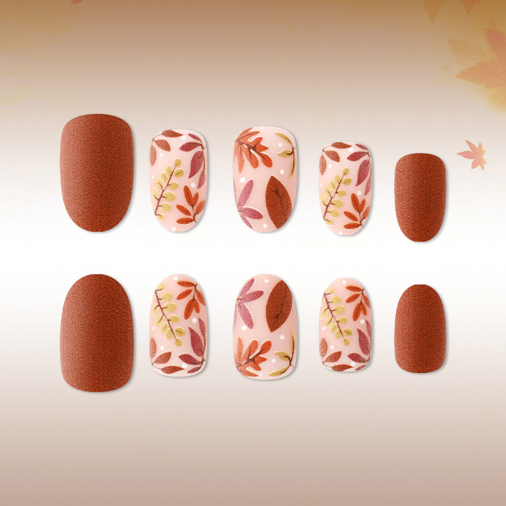Artistic Autumn-Inspired Nail Art Stornfield