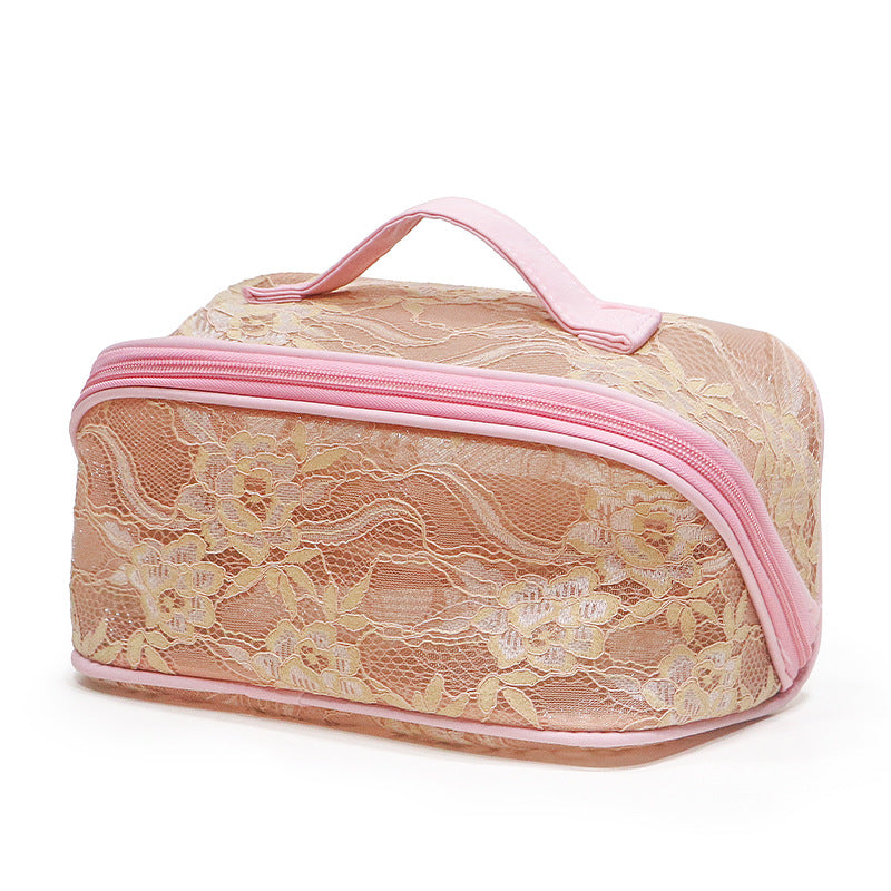 Elegant Lace Cosmetic Bag