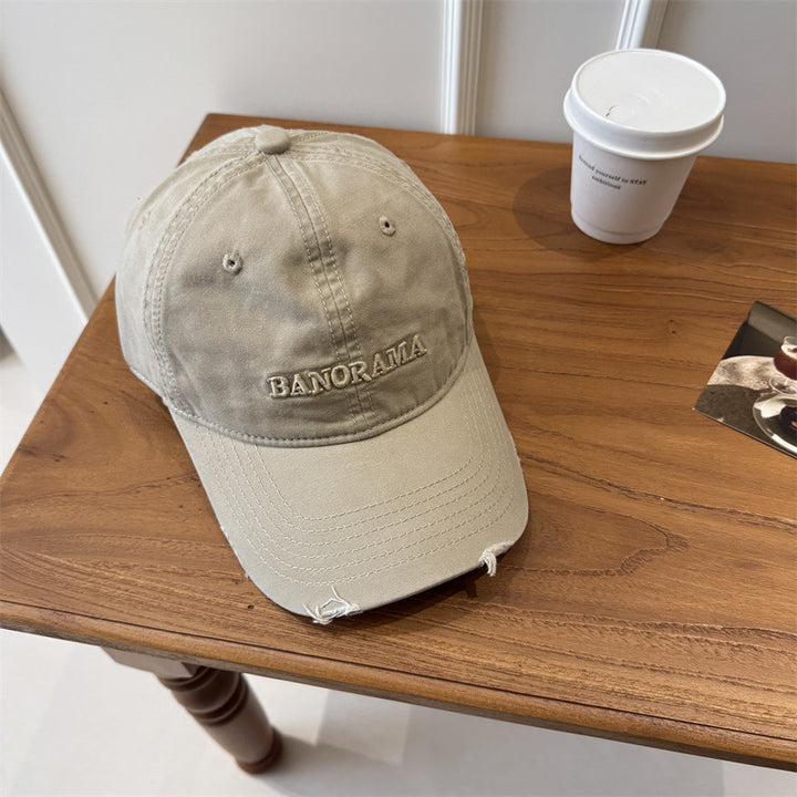 Men's Distressed Fabric Baseball Cap Stornfield