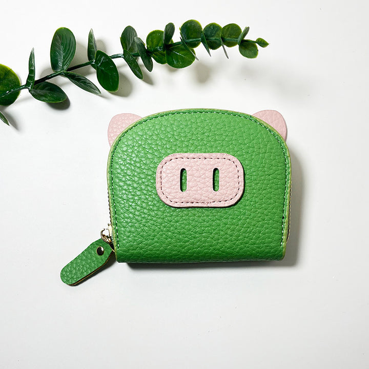 Playful Pig-Themed Coin Purse