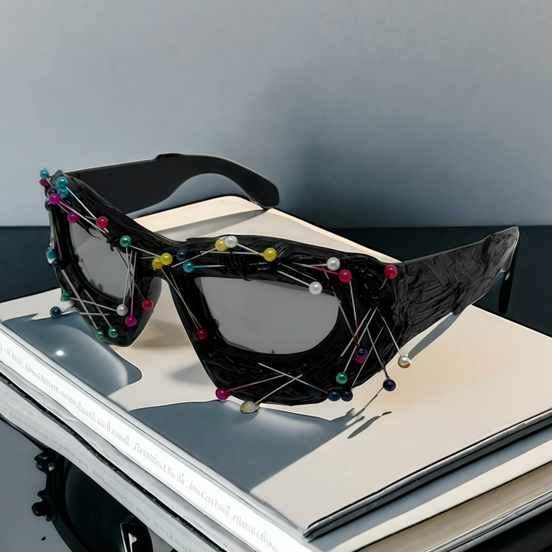 Ladies Creative Design Sunglasses with Innovative Accent Stornfield