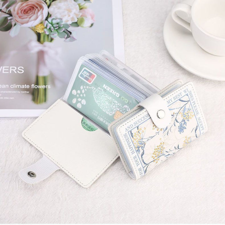 Elegant Rose Print Wallet Stornfield