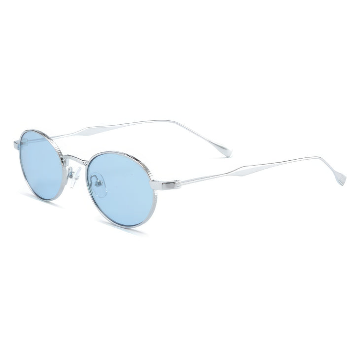 Women's fashionable sunglasses with high-quality metal frame and round lenses Stornfield