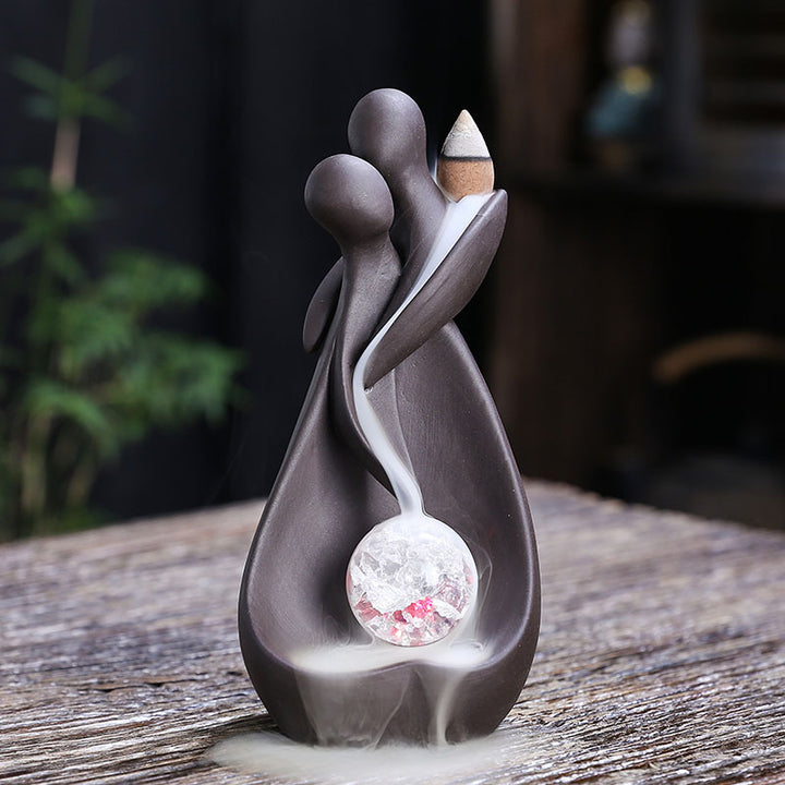 Artistic Couple-Themed Incense Holder