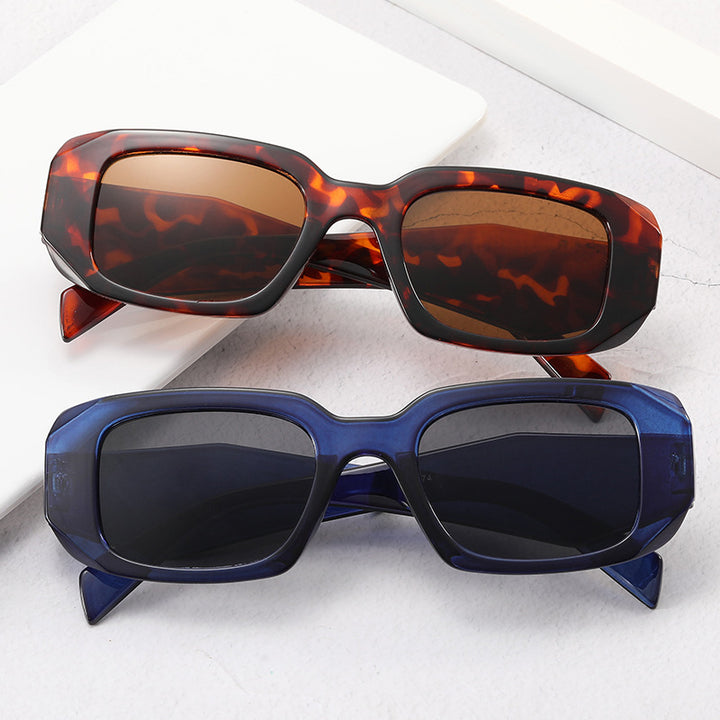 Women’s fashionable square sunglasses with trendy tortoiseshell design Stornfield
