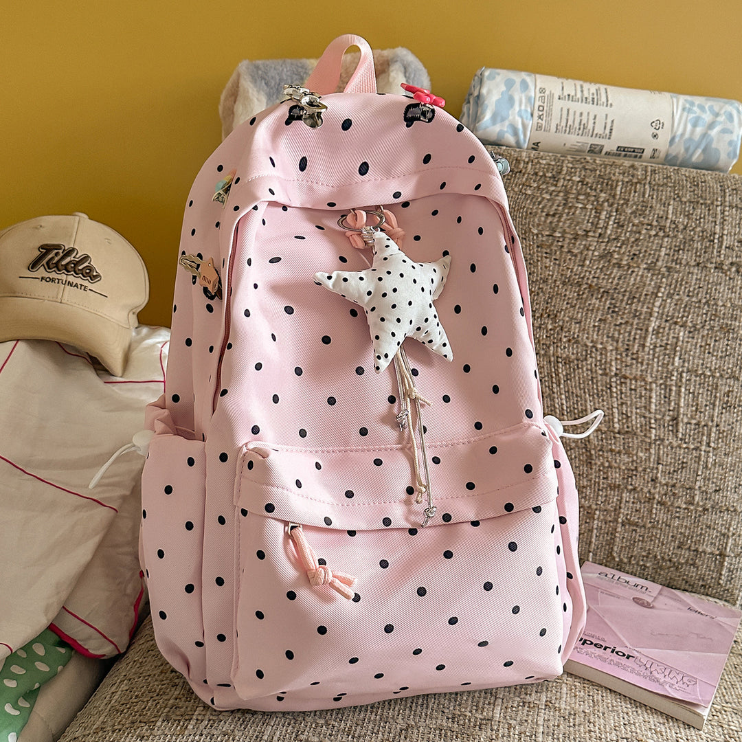 Polka Dot Lightweight Backpack Stornfield
