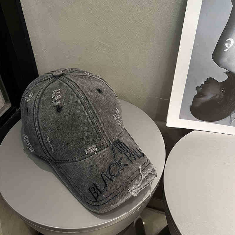 Women's Distressed Denim Baseball Cap Stornfield 1784188369