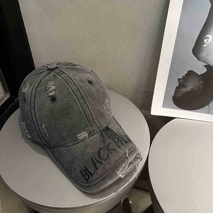 Women's Distressed Denim Baseball Cap Stornfield 1784188369