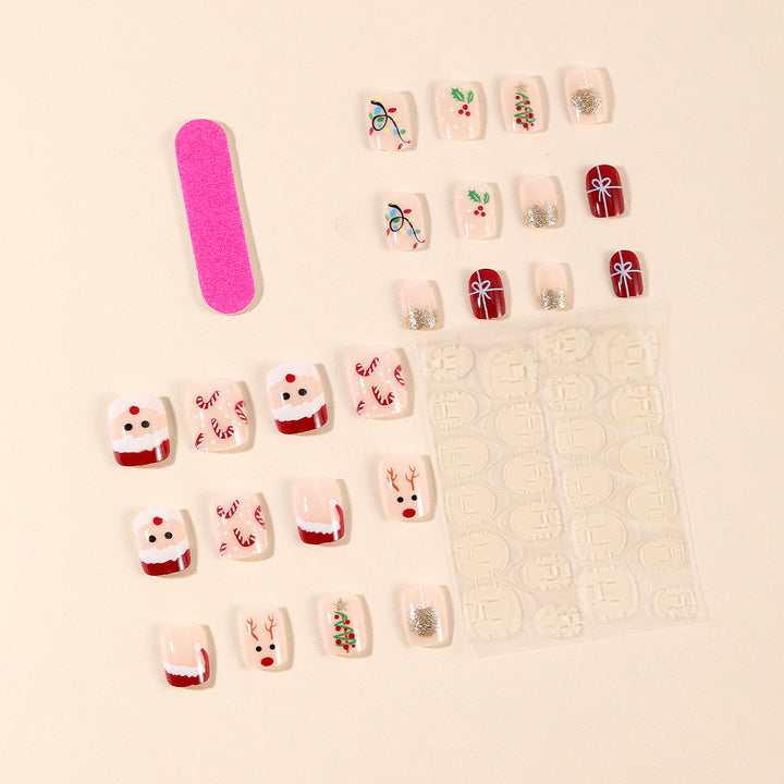 Festive Holiday-Themed 3D Nail Art Stornfield