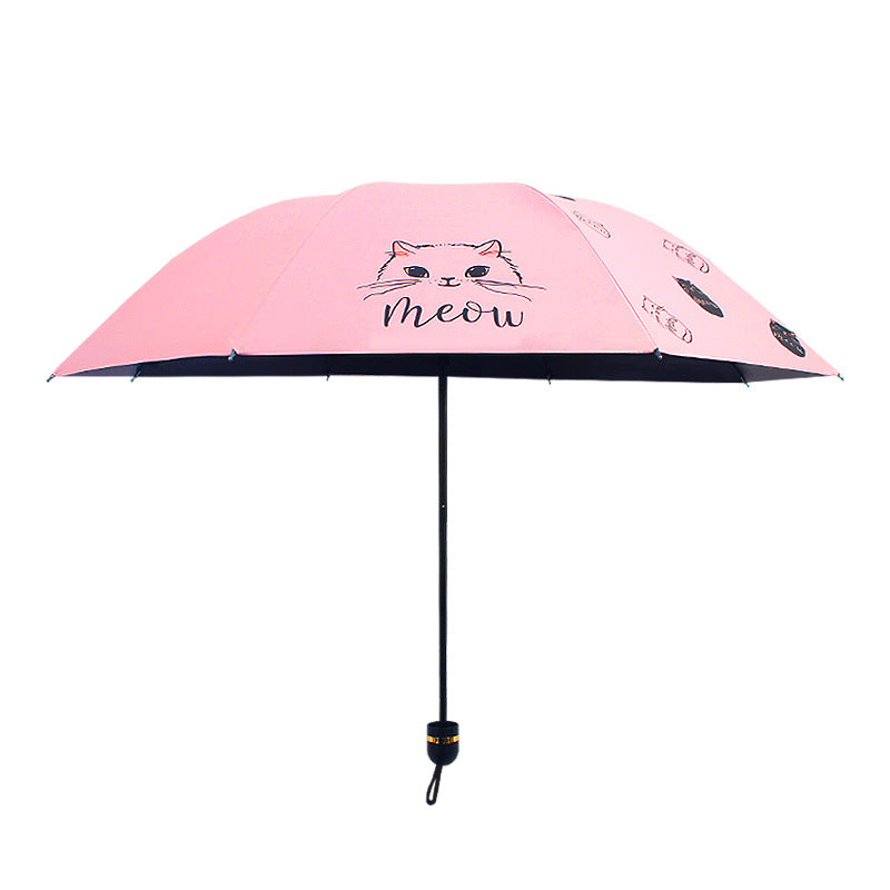 Ladies umbrella with playful cat design Stornfield