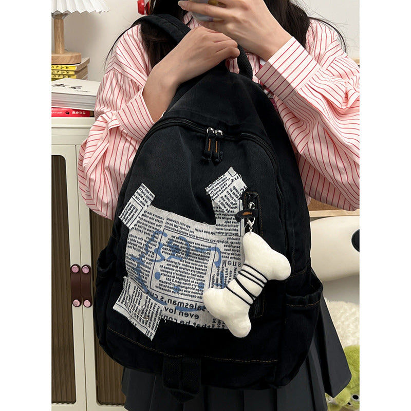 Artistic Multi-Pocket School Backpack Stornfield