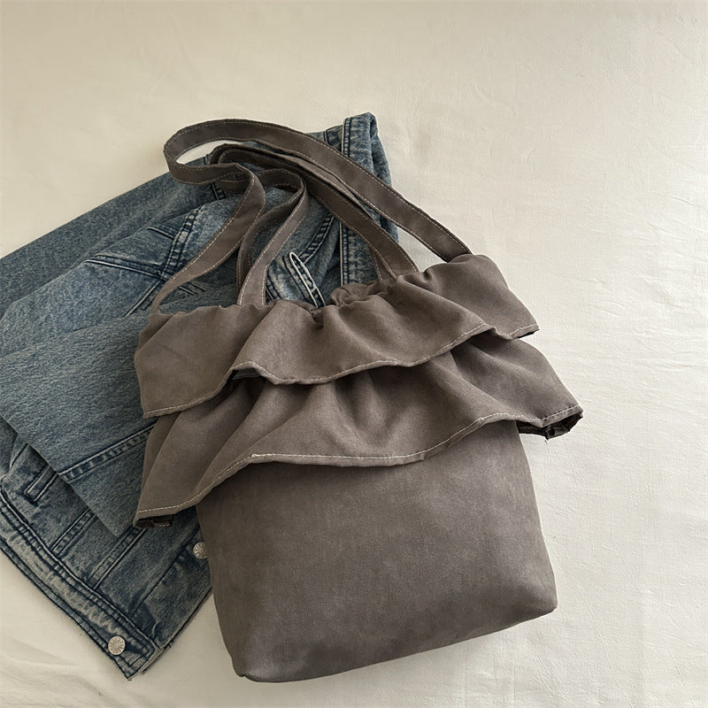 Chic Ruffled Tote Bag Stornfield